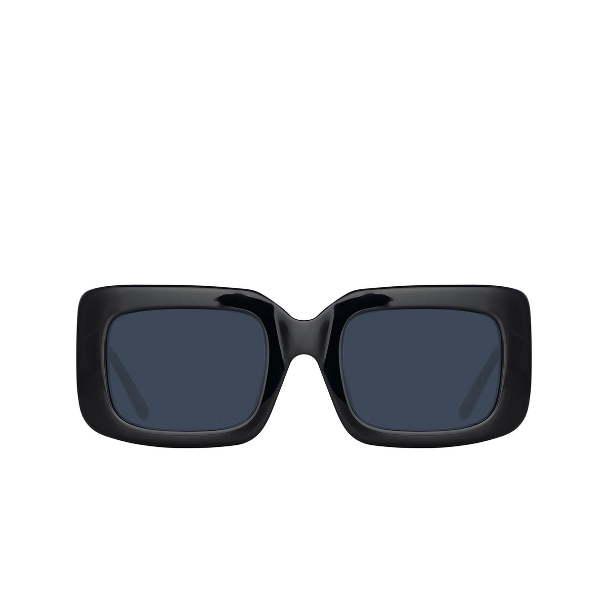 Linda Farrow JORJA Sunglasses 1 Black / Silver - front view