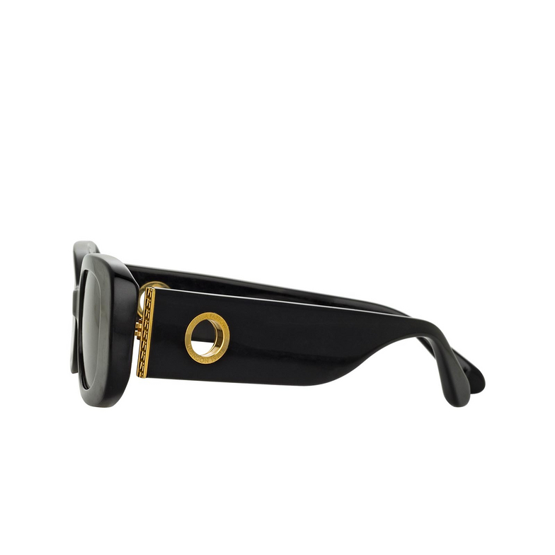 Linda Farrow LOLA Sunglasses 1 black / yellow gold - 3/5