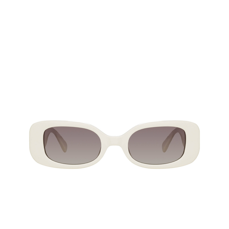 Linda Farrow LOLA Sunglasses 3 white / light gold - 1/5