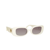 Linda Farrow LOLA Sunglasses 3 white / light gold - product thumbnail 2/5
