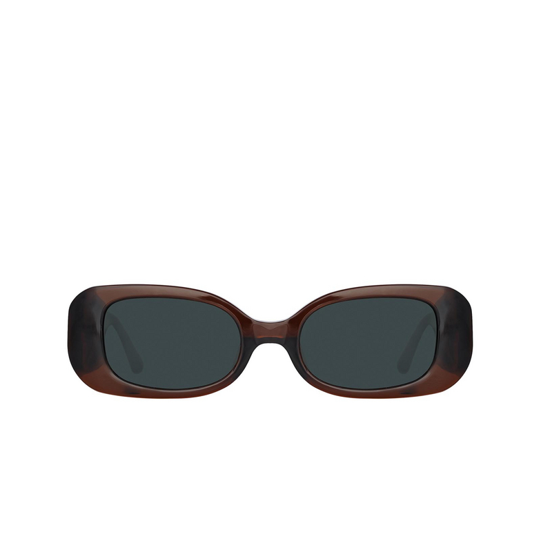 Linda Farrow LOLA Sunglasses 8 dark brown / light brown - 1/5