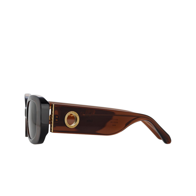 Linda Farrow LOLA Sunglasses 8 dark brown / light brown - 3/5