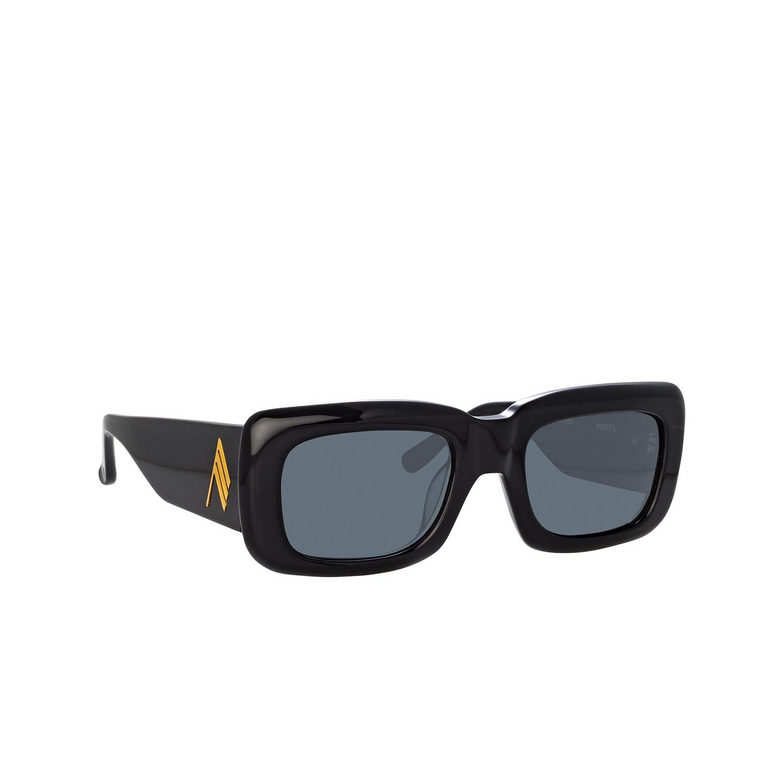 Linda Farrow MARFA Sunglasses 1 black / yellow gold - 2/5