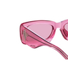 Linda Farrow MINI MARFA Sunglasses 17 powder pink / silver - product thumbnail 4/5