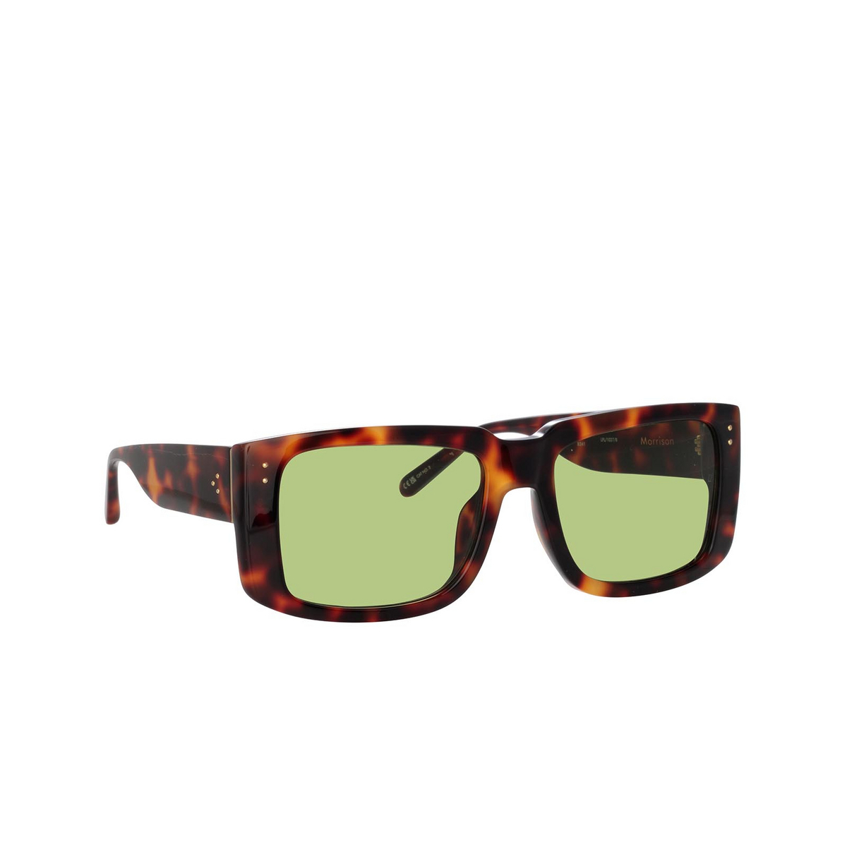 Linda Farrow MORRISON Sunglasses 8 T - Shell / Yellow Gold - three-quarters view