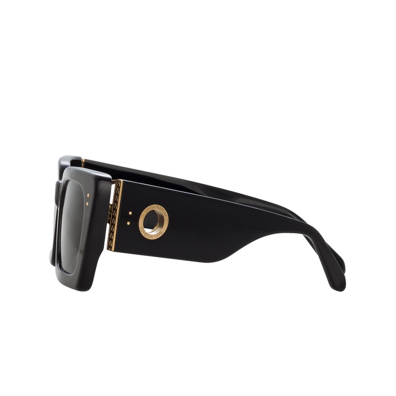Linda Farrow NIEVE Sunglasses 1 black / yellow gold - 3/5