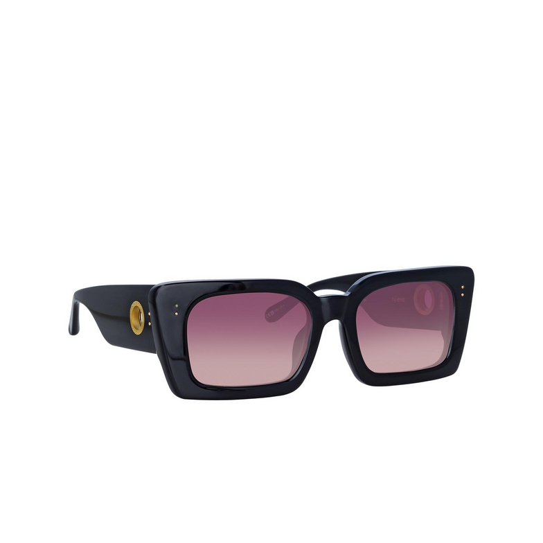 Linda Farrow NIEVE Sunglasses 5 black / yellow gold - 2/5