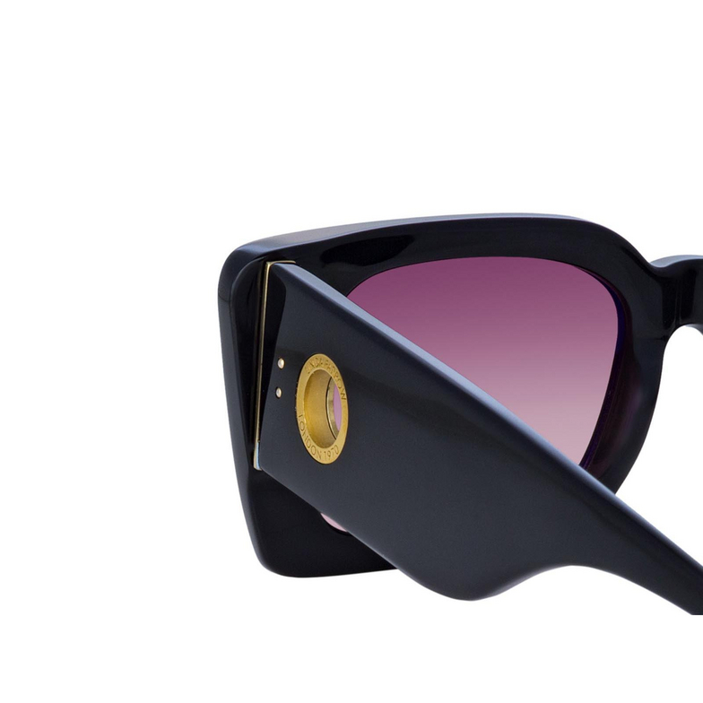 Linda Farrow NIEVE Sunglasses 5 black / yellow gold - 3/5