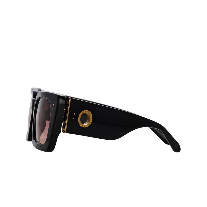 Linda Farrow NIEVE Sunglasses 5 black / yellow gold - 4/5