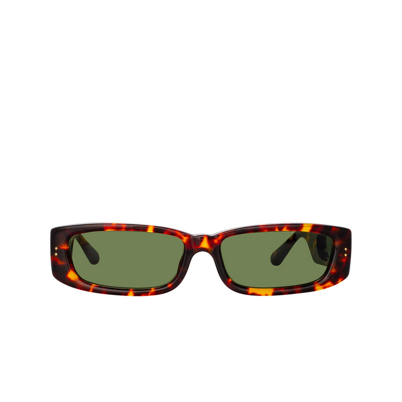 Linda Farrow TALITA Sunglasses 2 dark t-shell / light gold - 1/5