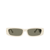 Linda Farrow TALITA Sunglasses 3 white / light gold - product thumbnail 1/5