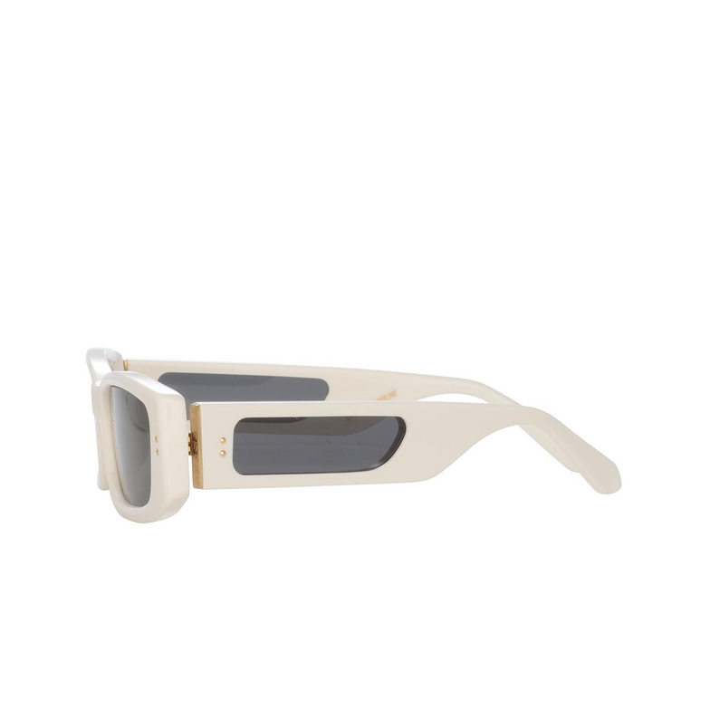 Linda Farrow TALITA Sunglasses 3 white / light gold - 3/5