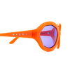 Occhiali da sole Marni CUMULUS CLOUD QR5 orange - anteprima prodotto 3/4