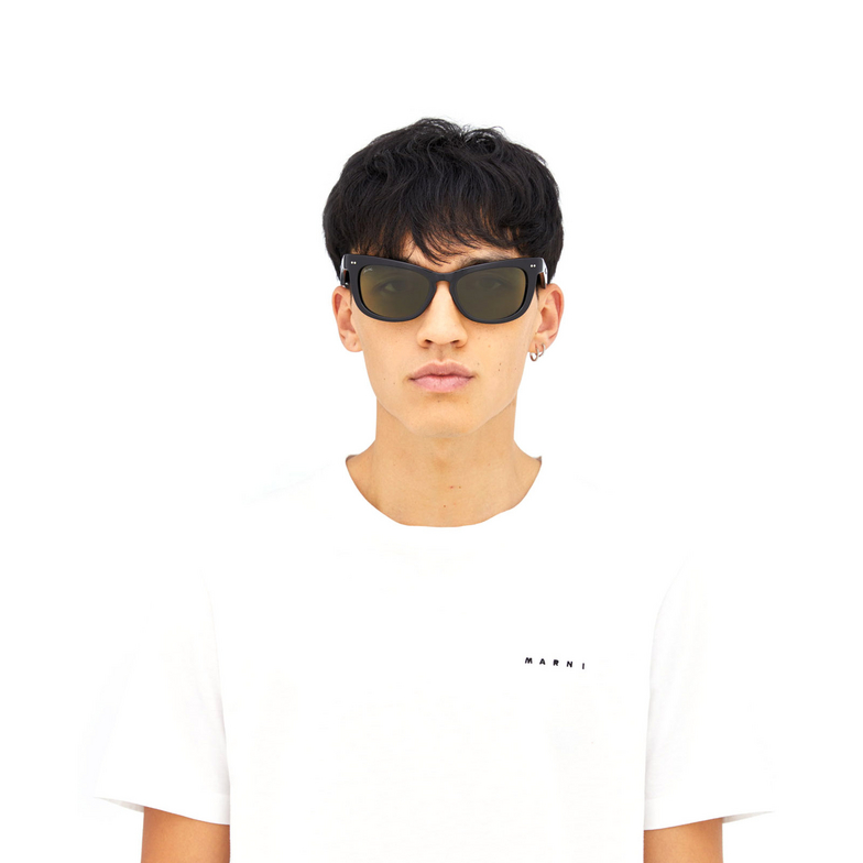 Marni ISAMU Sunglasses ZEK black green - 5/6