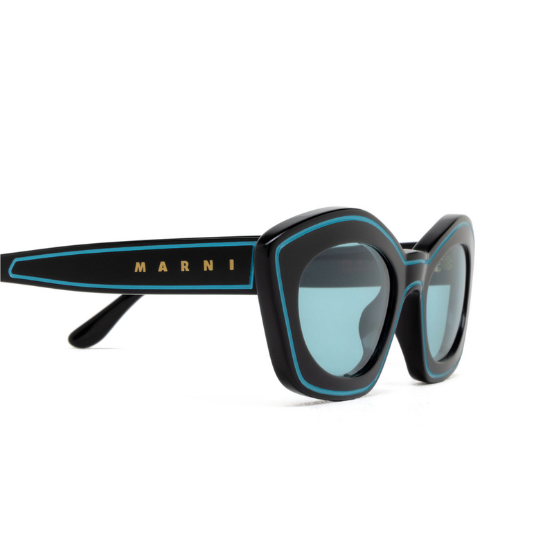 Marni KEA ISLAND Sunglasses PT6 teal teal - 3/4