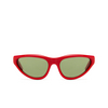 Marni MAVERICKS Sunglasses I8U solid red - product thumbnail 1/4