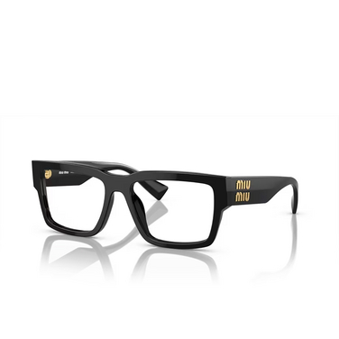 Miu Miu MU 02XV Korrektionsbrillen 1ab1o1 black - Dreiviertelansicht