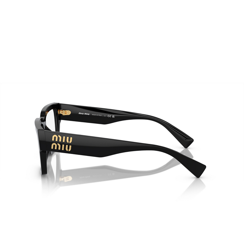 Miu Miu MU 02XV Eyeglasses 1AB1O1 black - 3/3