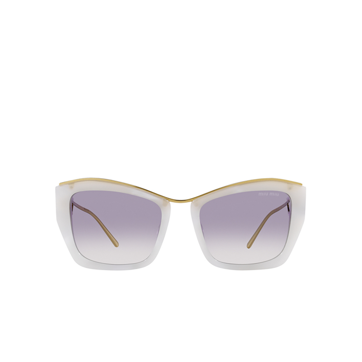 Miu Miu MU 02YS Sunglasses 18H409 White - front view