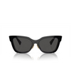 Miu Miu MU 02ZS Sunglasses 1AB5S0 black - product thumbnail 1/3