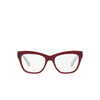 Miu Miu MU 03UV Eyeglasses 10D1O1 red - product thumbnail 1/3
