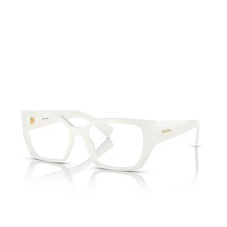 Miu Miu MU 03VV Eyeglasses 1421O1 white - 2/3