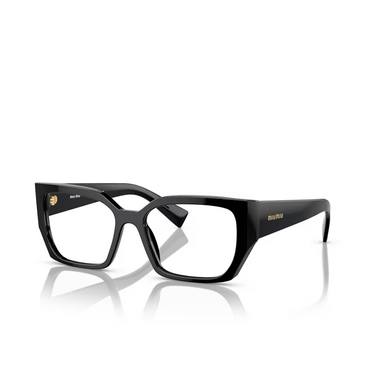 Miu Miu MU 03VV Korrektionsbrillen 1ab1o1 black - Dreiviertelansicht