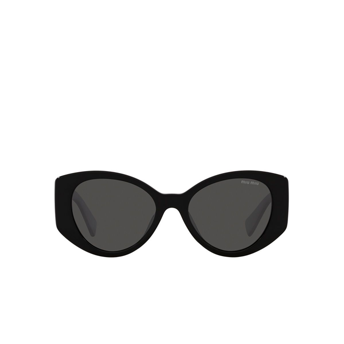 Miu Miu MU 03WS Sunglasses 1AB5S0 Black - front view