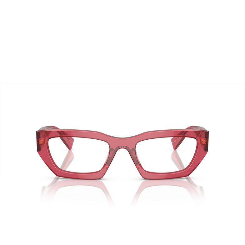 Miu Miu MU 03XV Eyeglasses 15Q1O1 bordeaux trasparent - 1/3