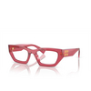 Miu Miu MU 03XV Eyeglasses 15Q1O1 bordeaux trasparent - product thumbnail 2/3