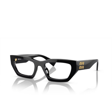 Miu Miu MU 03XV Korrektionsbrillen 1ab1o1 black - Dreiviertelansicht