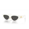 Miu Miu MU 03ZS Sonnenbrillen 1425S0 white - Produkt-Miniaturansicht 2/3