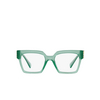 Miu Miu MU 04UV Eyeglasses 19L1O1 opal anise - product thumbnail 1/3