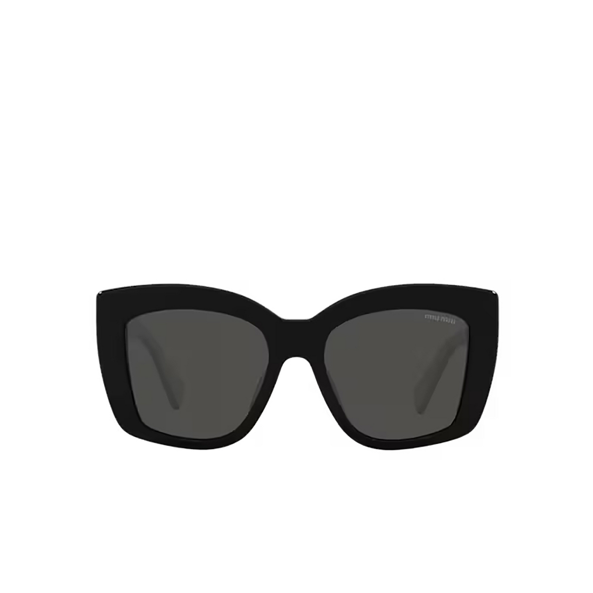 Miu Miu MU 04WS Sunglasses 1AB5S0 Black - front view