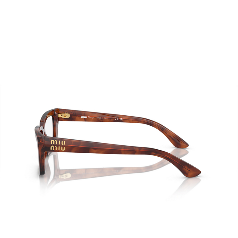 Miu Miu MU 04XV Eyeglasses 11Q1O1 striped tobacco - 3/3