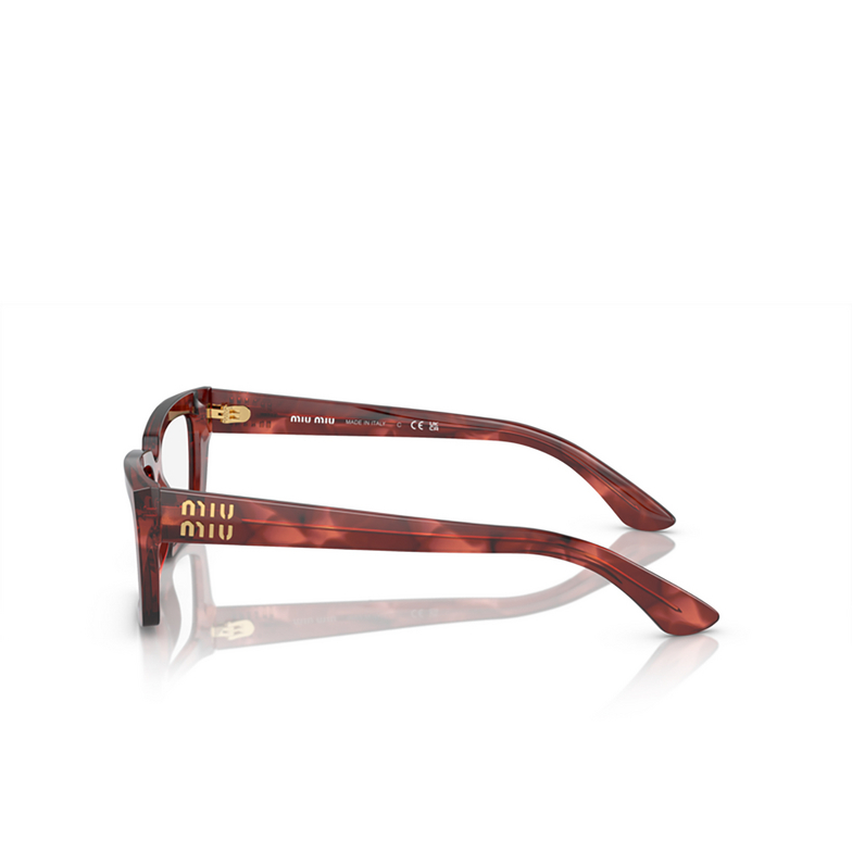 Miu Miu MU 04XV Eyeglasses 12Q1O1 striped bordeaux - 3/3