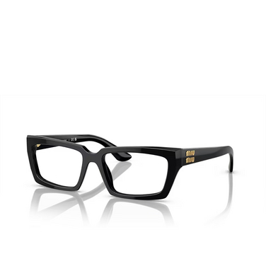 Miu Miu MU 04XV Korrektionsbrillen 1ab1o1 black - Dreiviertelansicht