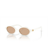 Miu Miu MU 04ZS Sunglasses 14240D white - product thumbnail 2/3