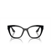 Miu Miu MU 05XV Korrektionsbrillen 1AB1O1 black - Produkt-Miniaturansicht 1/3