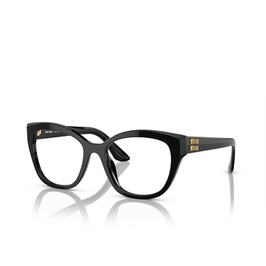 Miu Miu MU 05XV Korrektionsbrillen 1ab1o1 black - Dreiviertelansicht