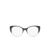 Miu Miu MU 06TV Eyeglasses 1141O1 black gradient - product thumbnail 1/3
