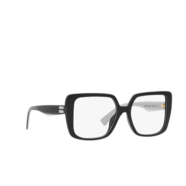 Miu Miu MU 06VV Korrektionsbrillen 10g1o1 black - Dreiviertelansicht
