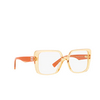 Miu Miu MU 06VV Eyeglasses 12M1O1 orange - product thumbnail 2/3