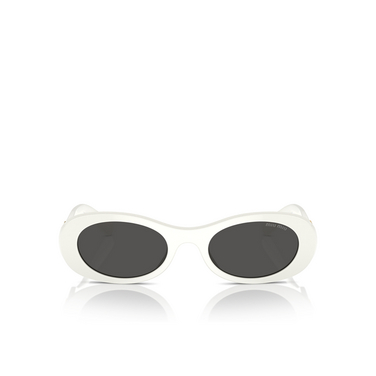 Miu Miu MU 06ZS Sunglasses 1425S0 white ivory - front view