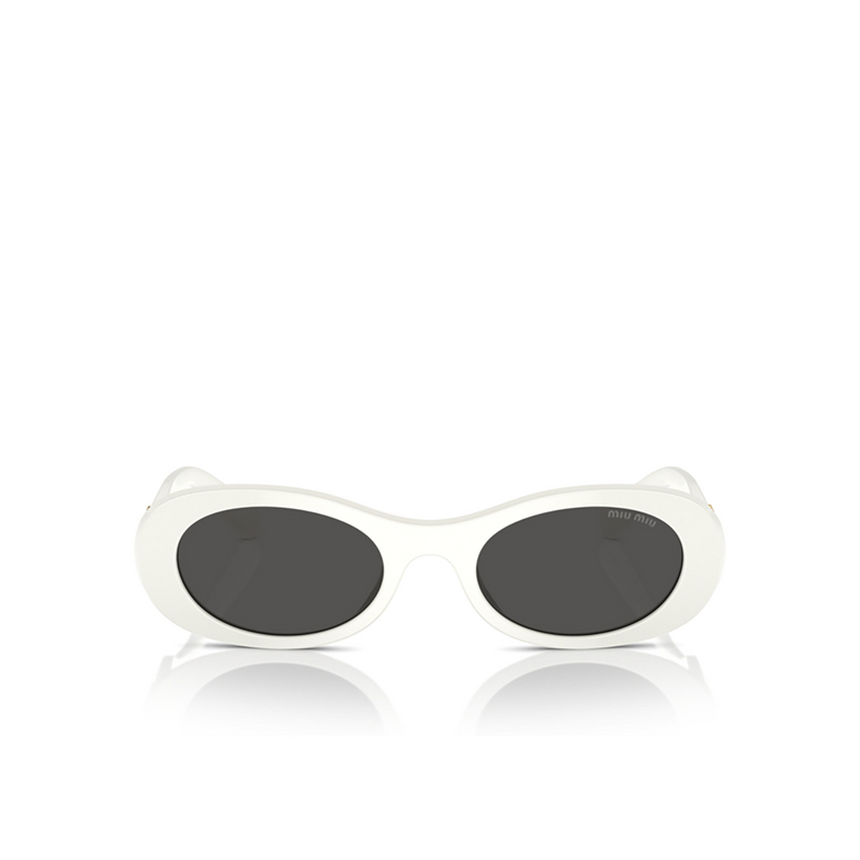 Miu Miu MU 06ZS Sunglasses 1425S0 white ivory - 1/3