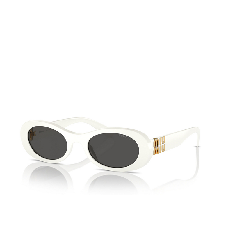 Miu Miu MU 06ZS Sunglasses 1425S0 white ivory - 2/3