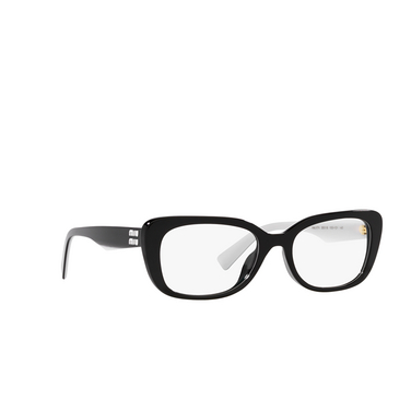 Miu Miu MU 07VV Korrektionsbrillen 10G1O1 black - Dreiviertelansicht