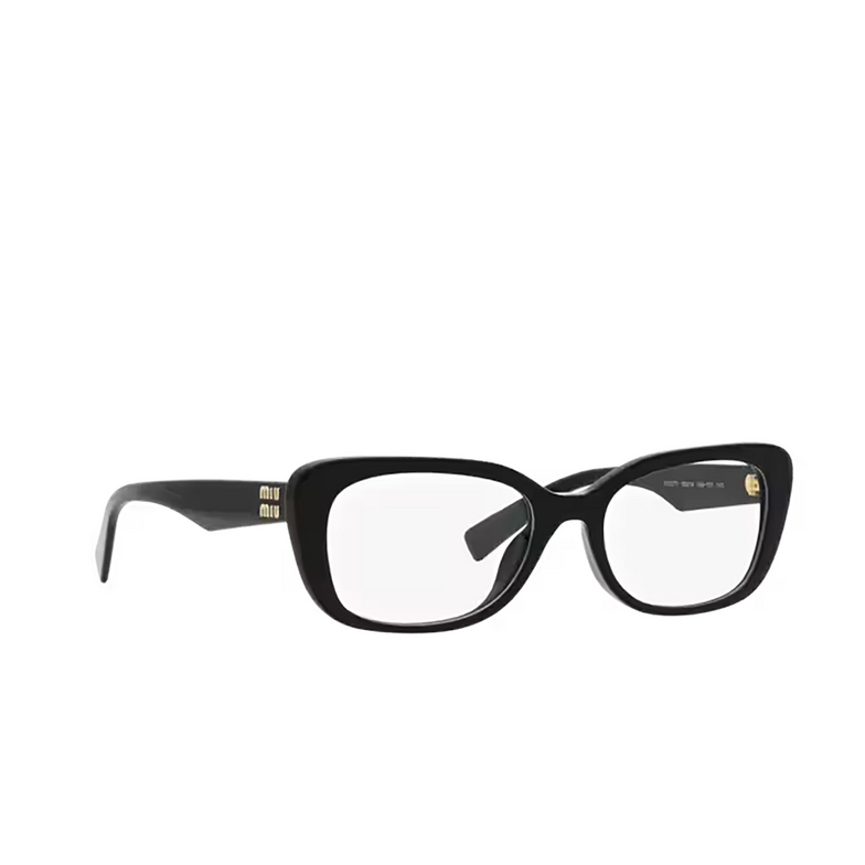 Miu Miu MU 07VV Eyeglasses 1AB1O1 black - 2/3
