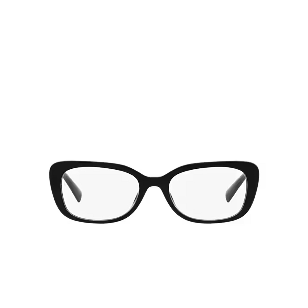 Miu Miu MU 07VV Eyeglasses 1AB1O1 Black - front view
