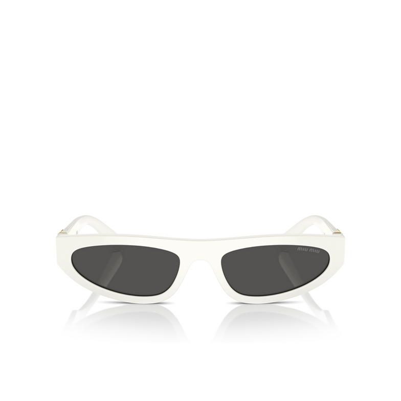 Miu Miu MU 07ZS Sunglasses 1425S0 white ivory - 1/3